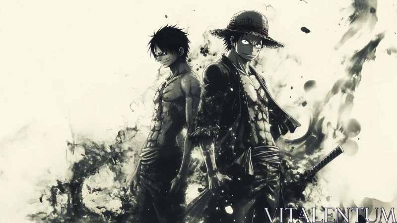 Twin stormborn pirates carve power from swirling inkfire