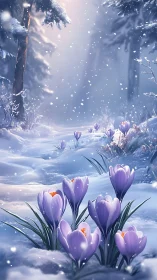 Winter’s shy crocuses quietly rehearse their spring debut
