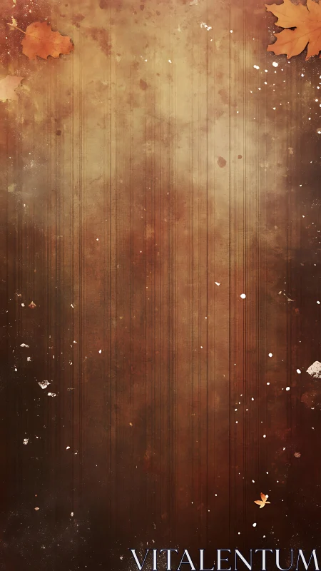 Vertical grunge autumn background with textured gradient field