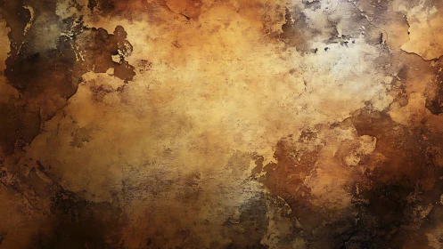 Oxidized ochre texture with distressed grunge patina surface.
