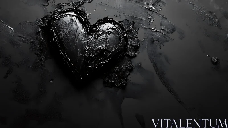 Oil and Ripples: Heart-Shaped Surface Tension.