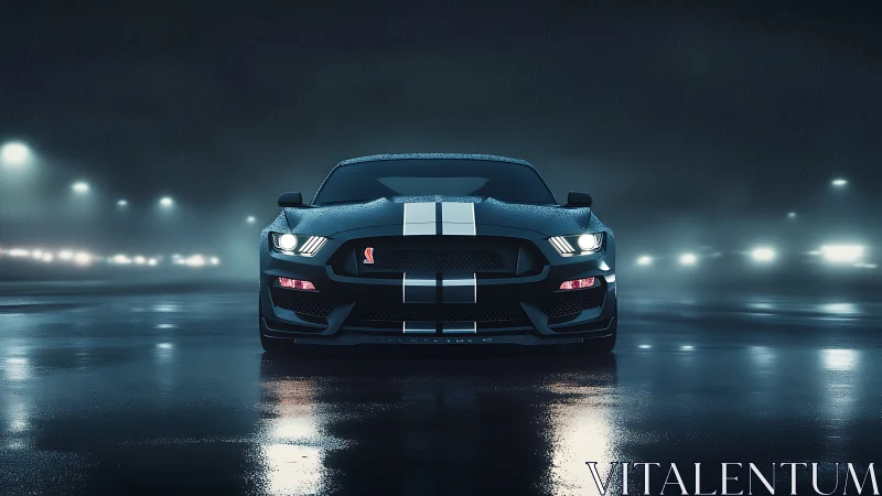 Midnight muscle prowls a rain-slick runway of electric light.