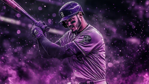 Ultraviolet slugger coils for impact in neon diamond haze.