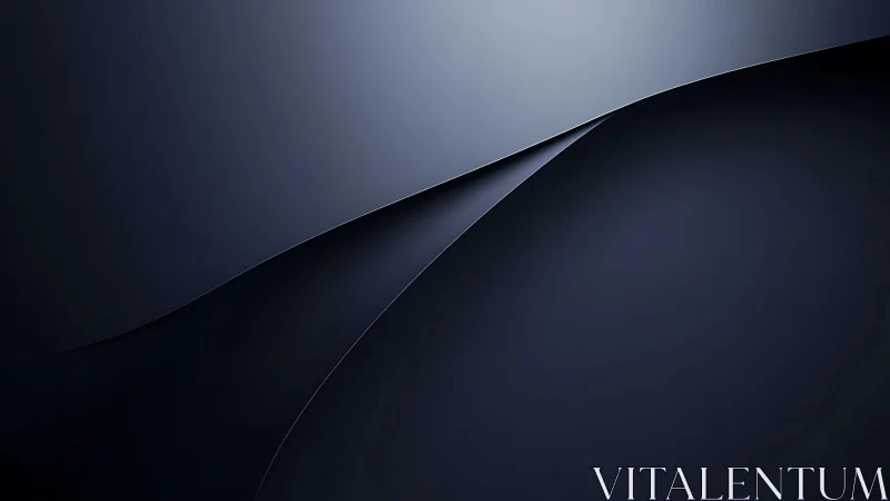 Elegant abstract dark wave design with minimalist gradient style.