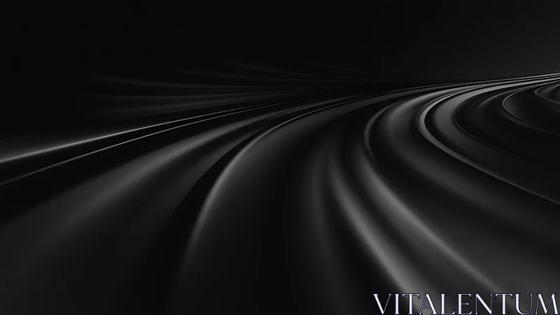 Midnight curves whisper toward a vanishing digital horizon