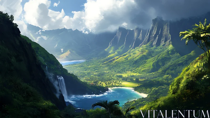 Paradise Valley: Where Cliffs Meet Dreams and Waterfalls Flow.
