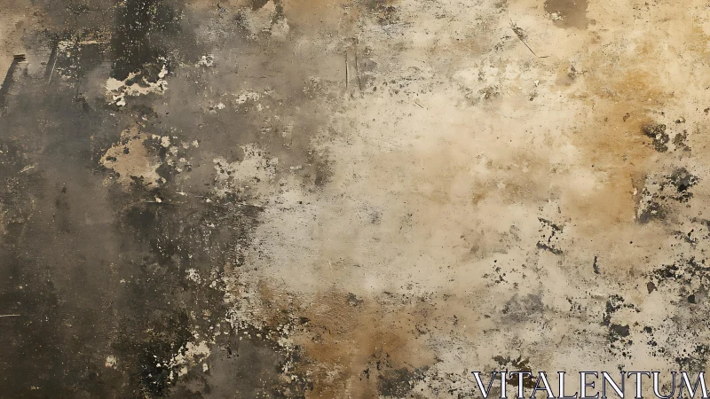 Weathered Grunge Wall Texture in Earthy Tones, Abstract Style.
