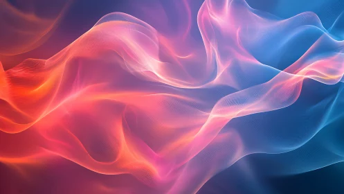 Dancing Light: Neon Waves in Motion.