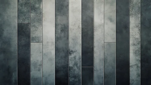 Cool textured wall panels create a calm, modern rhythm