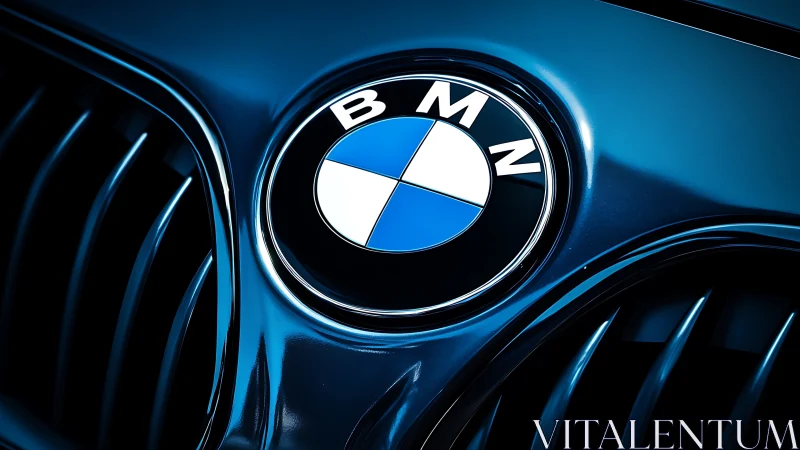 Chrome crest hums over midnight-blue curves and shadows