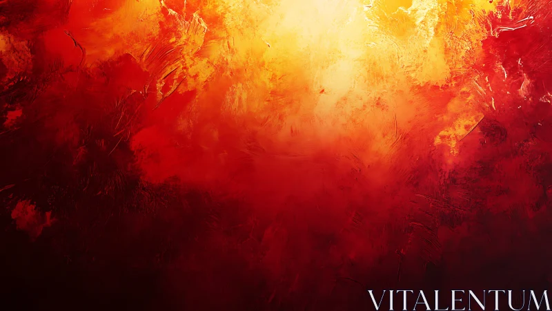 Abstract Fire Gradient with Warm Tones and Dynamic Light.