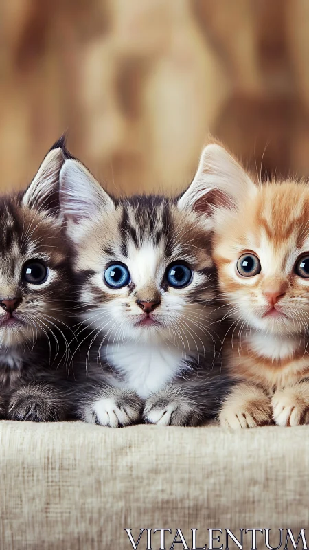 Two Adorable Kittens With Sparkling Eyes Await Your Heart.