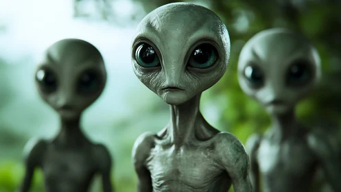 Gentle-eyed forest visitors pause for a curious hello.