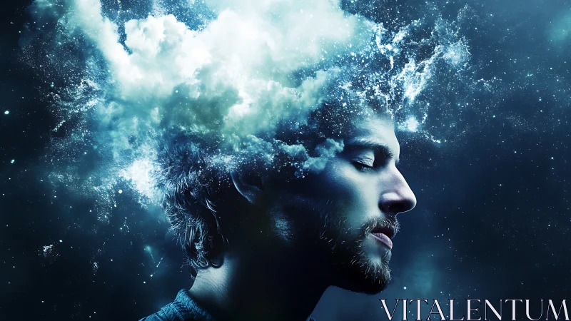 Dreaming in starlight, where clouds drift through the mind.