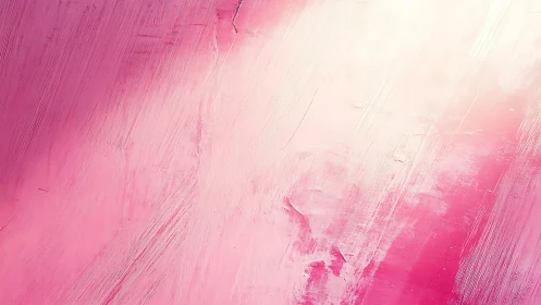 Blushing brushstrokes quietly melt from rose to radiant light