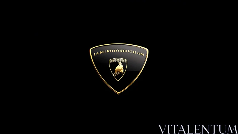 Gold and black shield logo with eagle emblem on black.