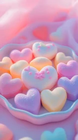 Dreamy Hearts in Pastel Paradise.