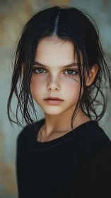 Contemplative Youth Gazes Through Twilight's Introspective Lens