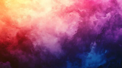 Chromatic nebulae merge in a diffuse, high-saturation gradient field