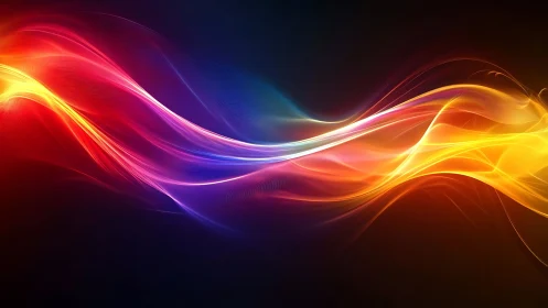 Nebula ribbons dance across a prismatic midnight horizon.