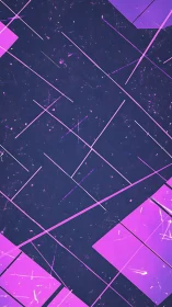 Neon gridlines skate across midnight dust and violet shards