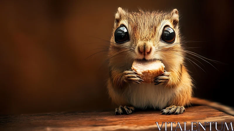 High-detail rodent close-up with hyperreflective ocular surfaces.