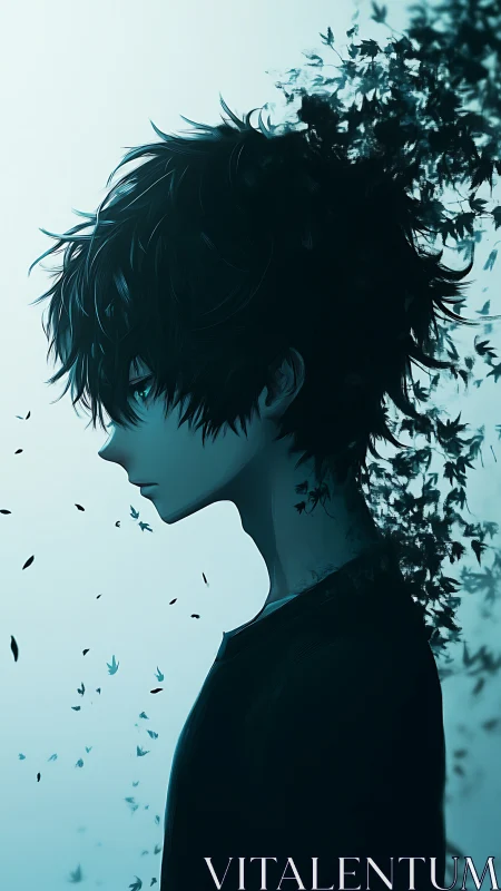 Midnight thoughts unravel as the boy dissolves into birds