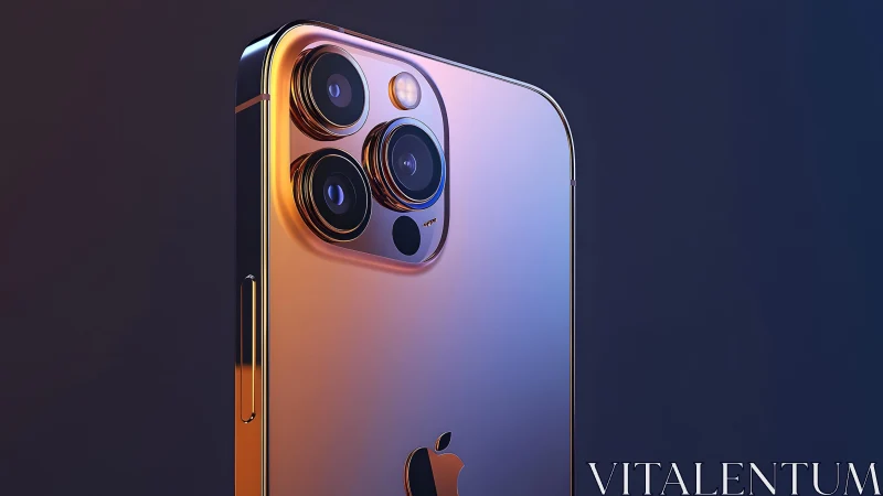 Modern smartphone close-up with sleek metallic finish and bold lighting. Modern smartphone close-up with sleek metallic finish and bold lighting.