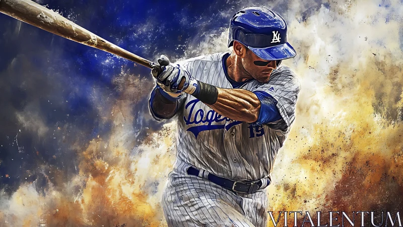 Lightning-charged slugger carves a path through painted dust