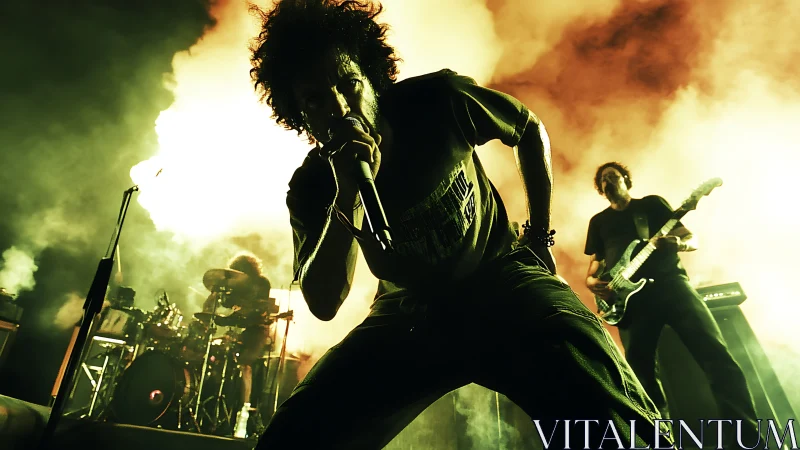 Stagefire frontman bends light and noise into thunderous bloom.