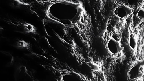 Abstract macro texture of porous fibrous white surface.