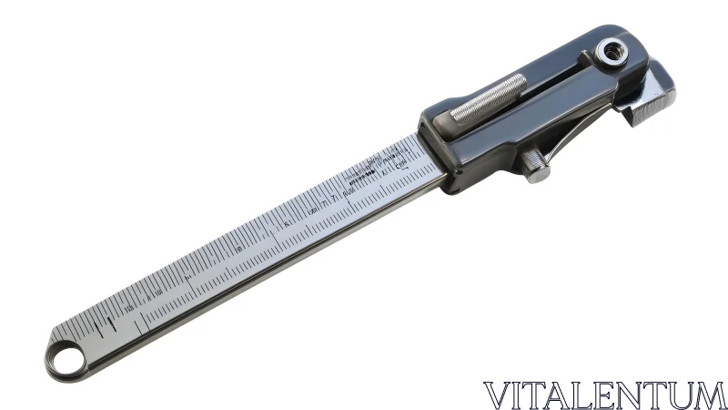 Precision steel combination gauge ruler for woodworking and metalwork.