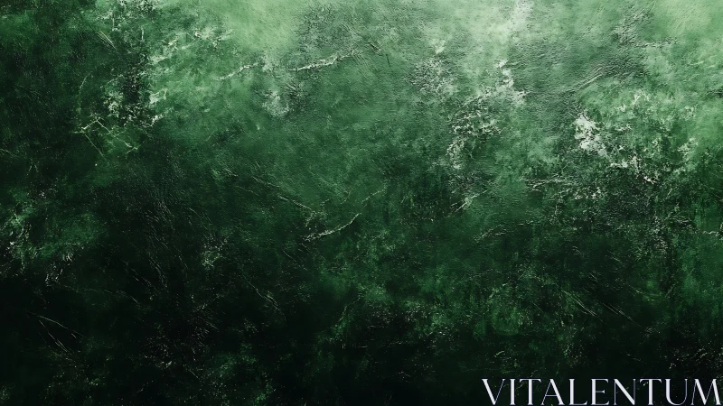 Textured dark green abstract background surface pattern.