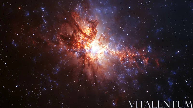 Star nursery erupts like cosmic fireworks across deep space
