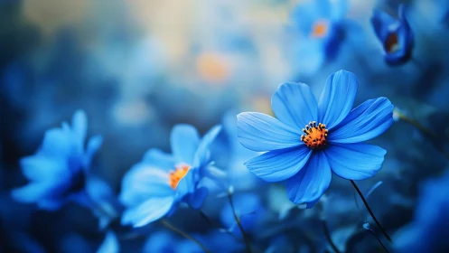 Blue Cosmos Petals: When Night Sky Blooms Into Flowers