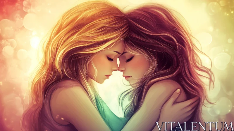 Twin Souls Converging: Intimate Luminescence.