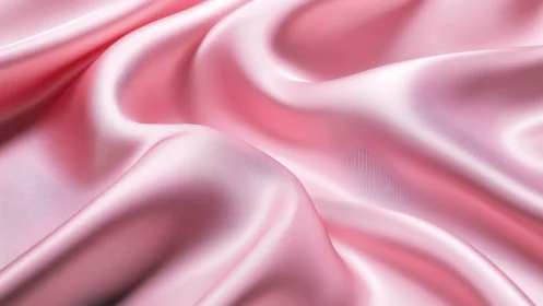 Silken Folds Cascade Through Soft Pink Tonal Gradients.