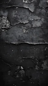 Weathered dark wall with moody cracks and quiet character.