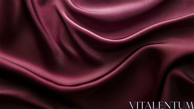 Crimson satin folds with soft highlights and deep shadows.