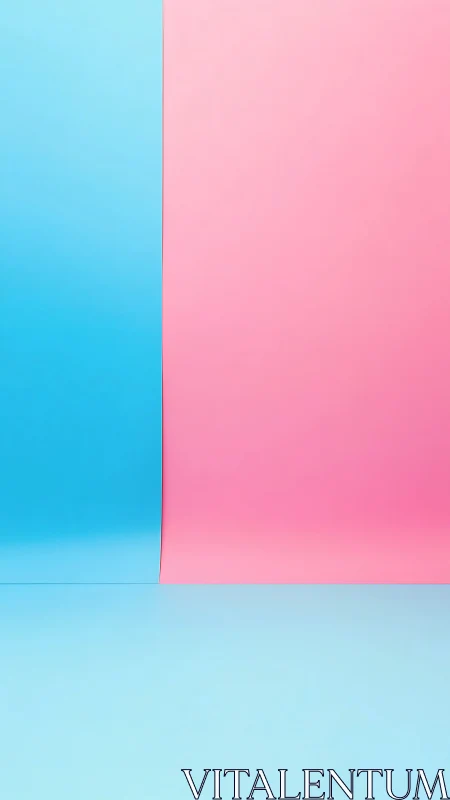 Minimal blue and pink split backdrop for clean layouts.
