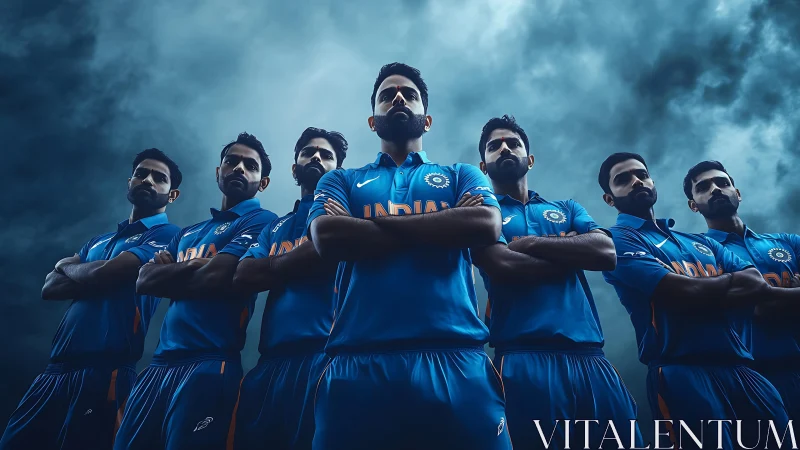 Indian cricket squad stands united under stormy skies