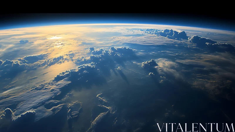 Golden sunrise kisses Earth&rsquo;s curved horizon from space