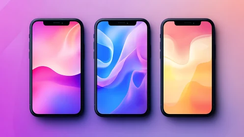 Three Flowing Liquid Dreams in Sculptural Smartphones.