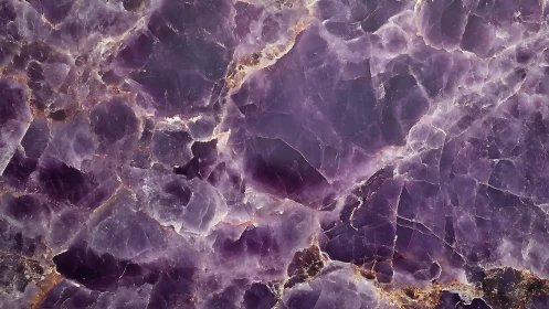 Amethyst crystal slab with irregular fractures and translucent zoning