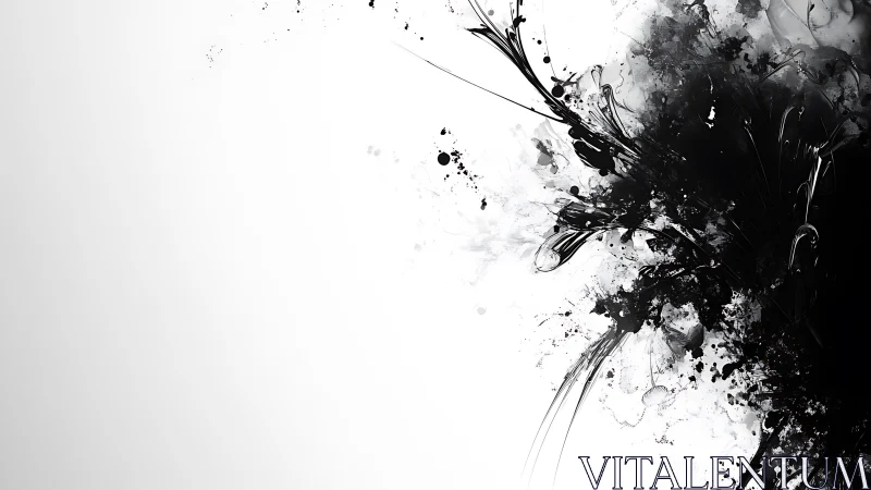 Inkstorm erupts from the void and claws across white silence