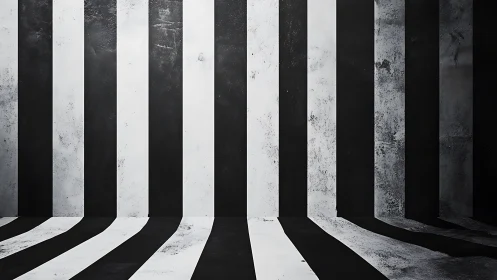 Bold striped room invites playful depth and graphic charm