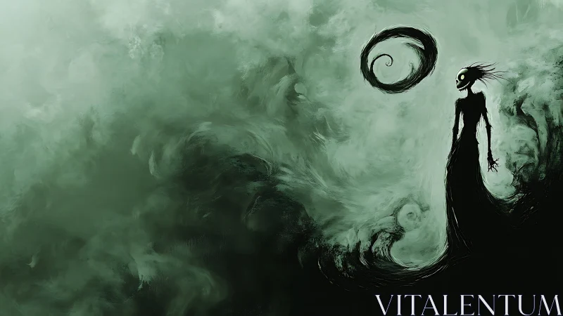 Night-wisp sentinel listens to the spiral&rsquo;s whispered storm