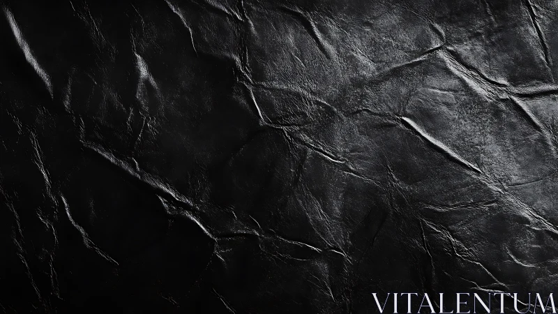 Midnight leather plains ripple under quiet studio light