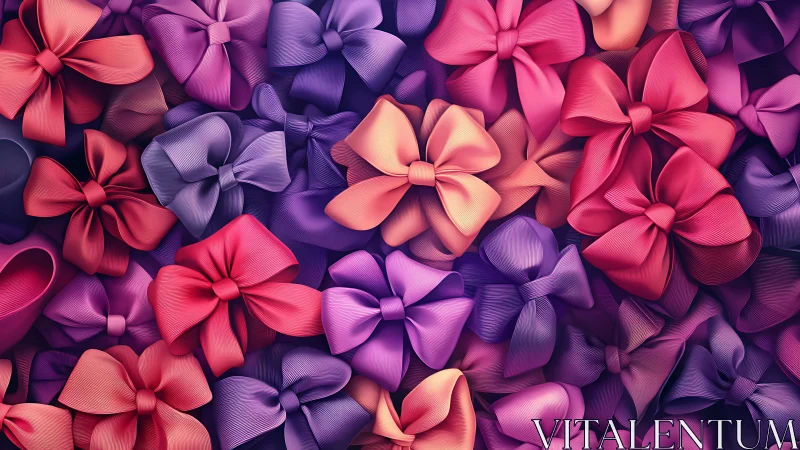 Silken ribbons tumble together and bloom into candy twilight