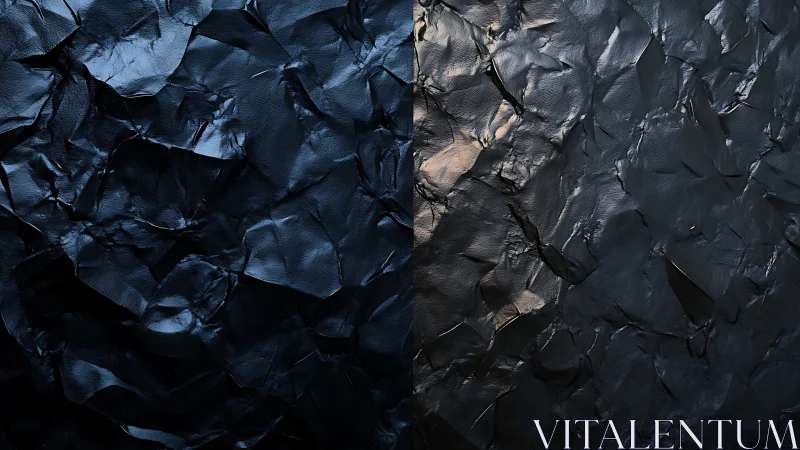 Textured dark foil split screen reveals moody contrast lighting